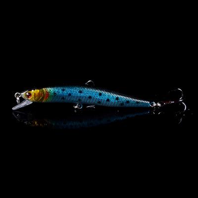 10cm/8,5g trolling minnow wobbler isca de pesca marítima listrada isca crankbait jerkbait lago rio acessórios de pesca