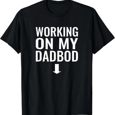Zabawna koszulka ciążowa dla mężczyzn typu Dad Bod
