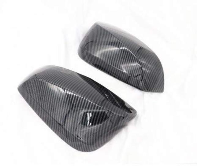 FUKUARE Alphard 30 Vellfire 30 Früh und Spät Neuer RAV4 50 Türseiten-Spiegelabdeckung Carbon-Serie, Serie, Modelle, Serie, Spiegel, (Schwarzer Ton)