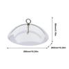 26 Cm Weather Rain Guard No Tool Install Clear Baffle Weather Guard Durable Weather Resistant for Outdoor Wild Bird Seed Feeder