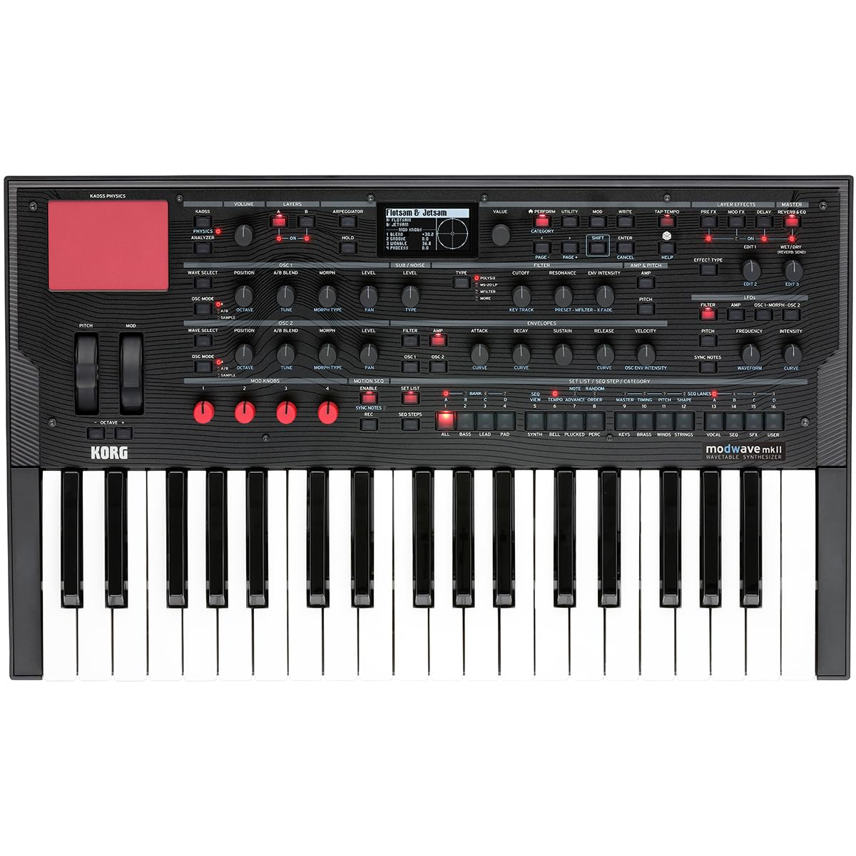 

KORG wavetable synthesizer modwave mk II maximum stereo 60 voices