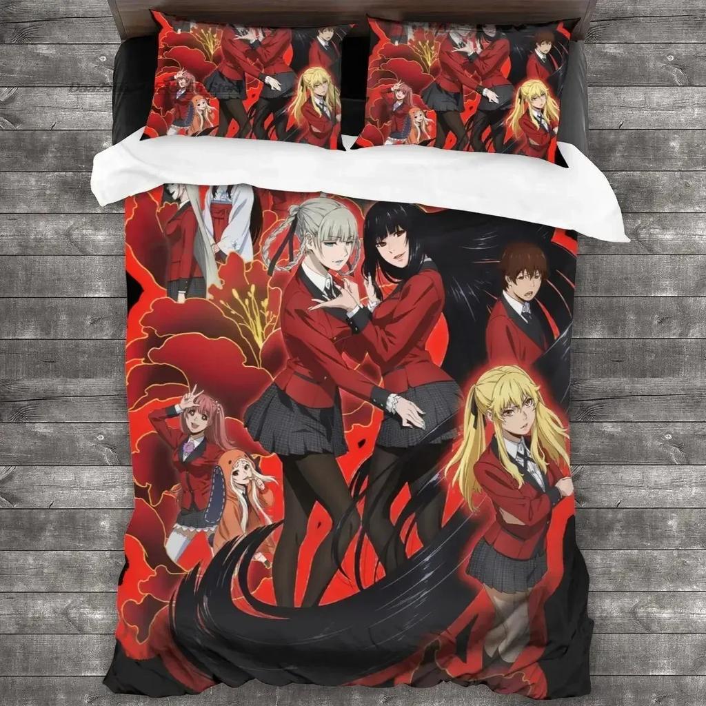 3D Print Anime My Hero Academia Bedding Set Duvet Cover Sheet Printed Bed Set Pillowcase Full Queen King Size Comforter Bedroom