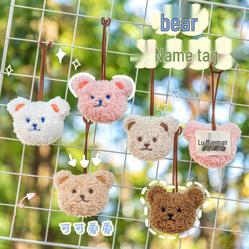 DIY Cartoon Bär Plüsch Schlüsselanhänger Anhänger
