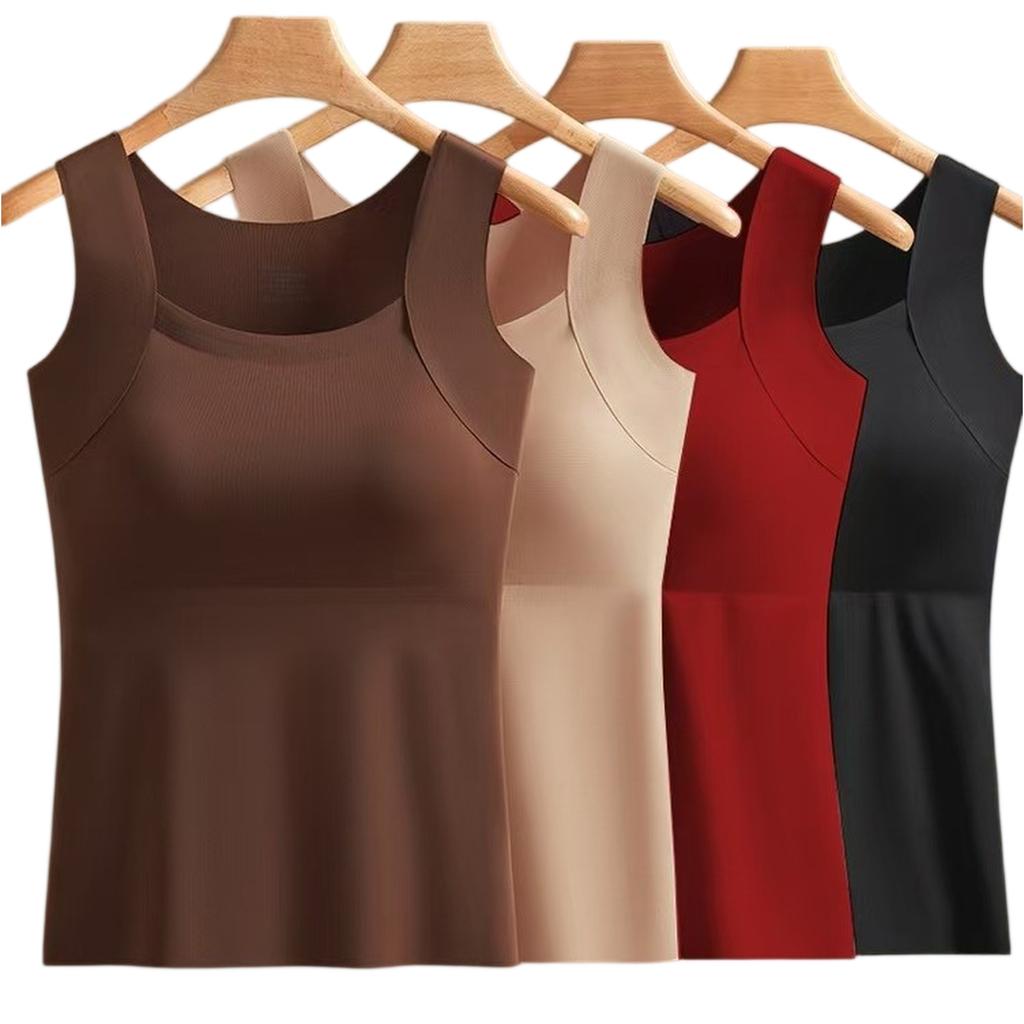 Womens Sleeveless Tank Top Casual Basic Vest Soft Fabric Relaxed Fit Round Neck Lightweight Shirt for Daily Wear