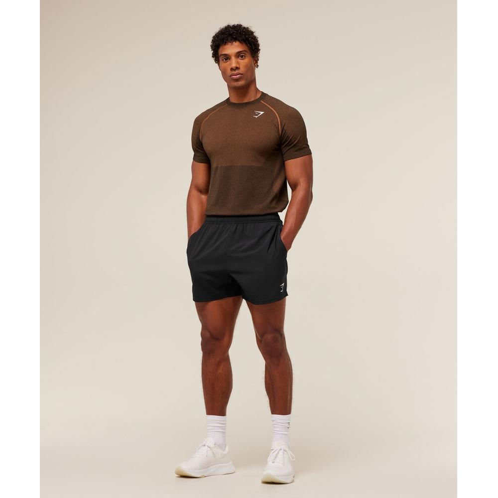 Gymshark ViTal T shirT Black Spiced Brown A2b5p Bdnf