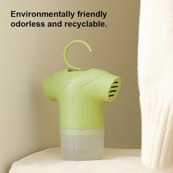 Hanging Moisture Absorber Box T-shirt Shape Humidity Absorption Dehumidification Box Home Dormitory Wardrobe Closet Bathroom Kitchen Desiccant