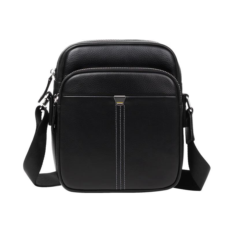 SCHWARZETIENNE Men's Business Leather Shoulder Bag