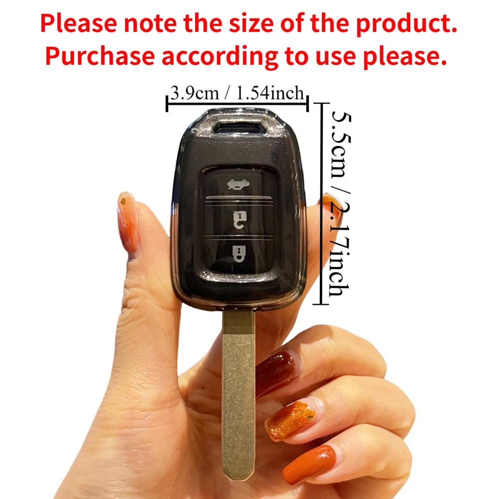 2 3 4 butoane TPU Husa pentru chei de masina Carcasa pentru Honda Accord 2016 2017 Civic 2018 2019 Accesorii fara cheie de la distanta