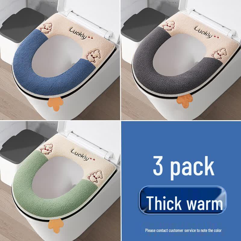 LIEI Waterproof Zipper Toilet Seat Cushion