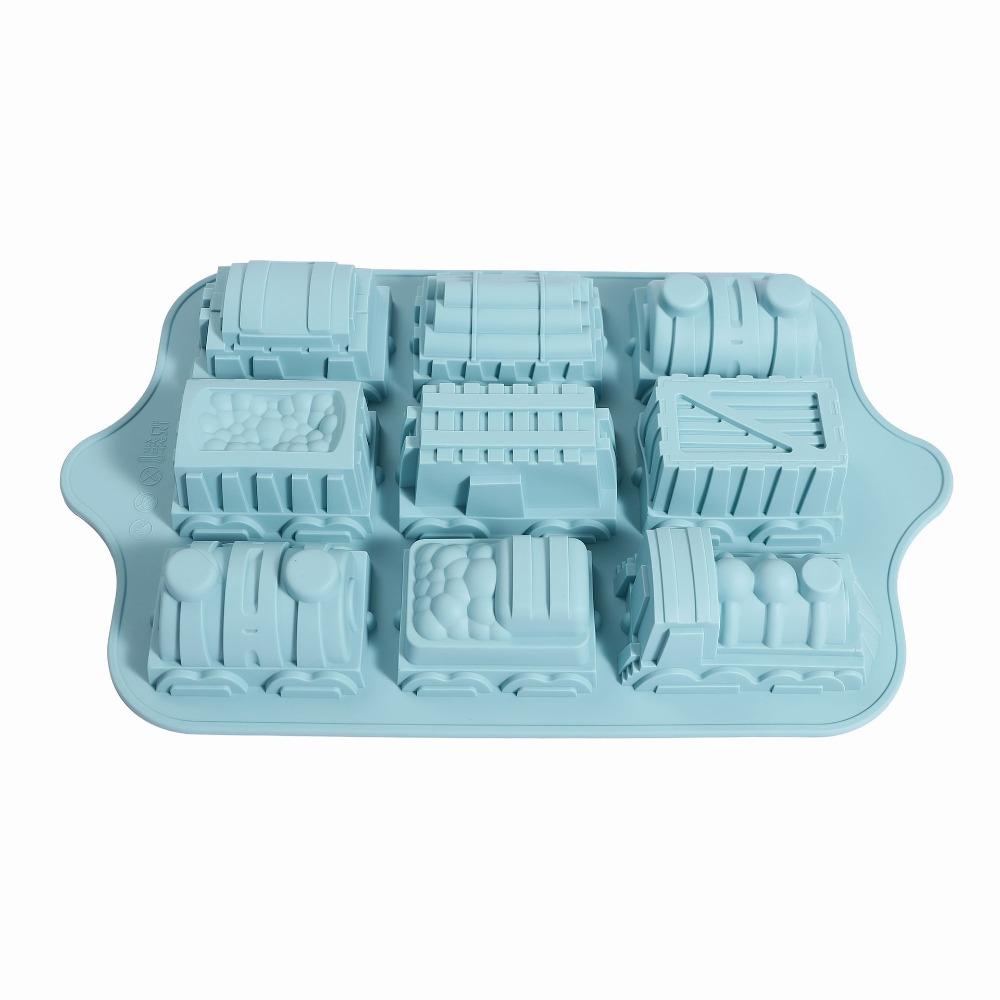 Non-Stick Cake Mold 9-Tank Design Pudding Cup Mold Baking Mold Jelly Mold  Kitchen