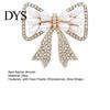 Bowknot Brooch Bow with Faux Pearls Rhinestones, Women Vintage Lapel Pin Pin, Jewelry Accessories for Coats Dresses Shawls Fake Pearl