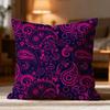 Fashion P-Ppaisley Cushion Cover Soft Washable Pillow Case Multi-Scene For Couch Bed Travel Office Use