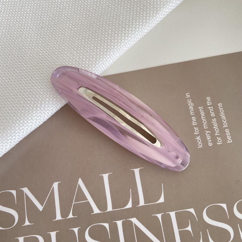 High-End Acetate Hair Clip for Bangs and Flyaways - Elegant Side and Back Clip for Women