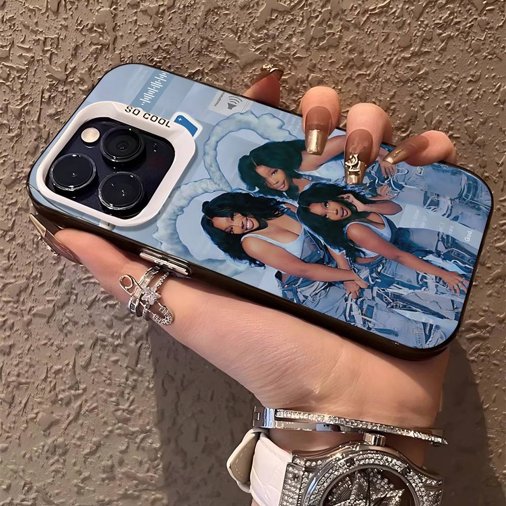 

Star Singer S-Sza For Iphone 15 14 13 Plus 17 16 12 11 Pro Max Matte Colored Silver Luxury Phone Cover iPhone 17