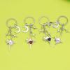 Y2K Zircon Four-Point Star Pendant Keychain for Women's Bags