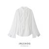 Jnleaog Spring New Arrival Women's Clothing Fashion Style French Fashion Design White Shirt
