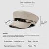 Adjustable Strap PU Leather Beret Hat PU Leather Flat Top Beret Hat  For Women Ladies