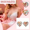 Angel Girl Acrylic 2D Flat Decorative Pendant Creative Valentine's Day Ornament