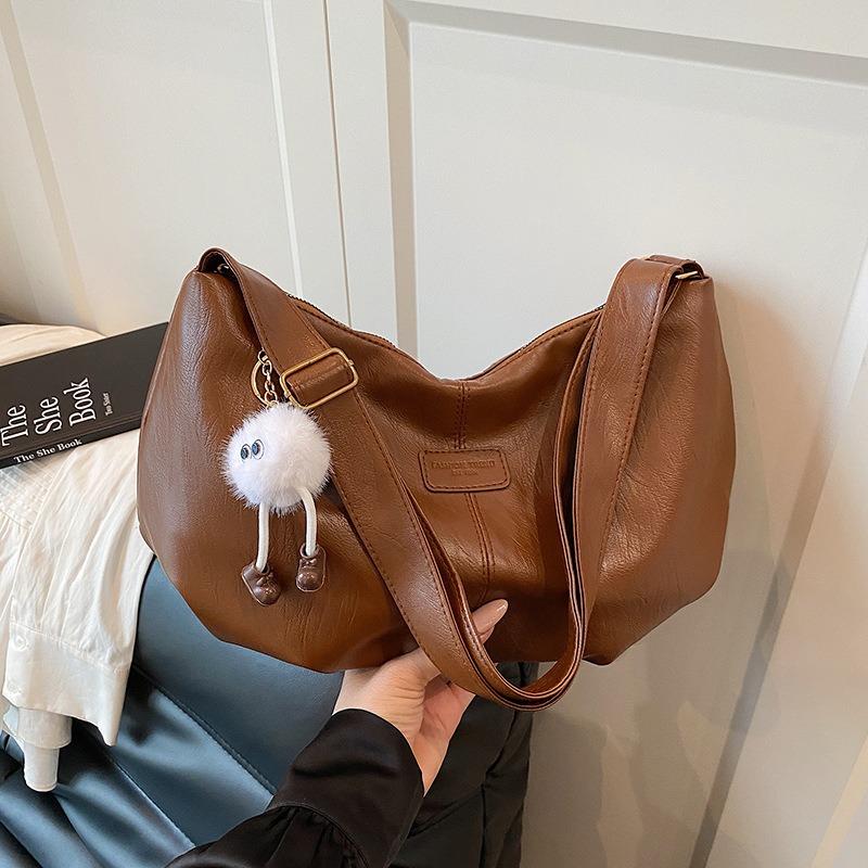 Premium Autumn and Winter Casual Style Versatile Texture Commuter Big Bag Women's Foreign Style Tote Bag Retro Shoulder Bag