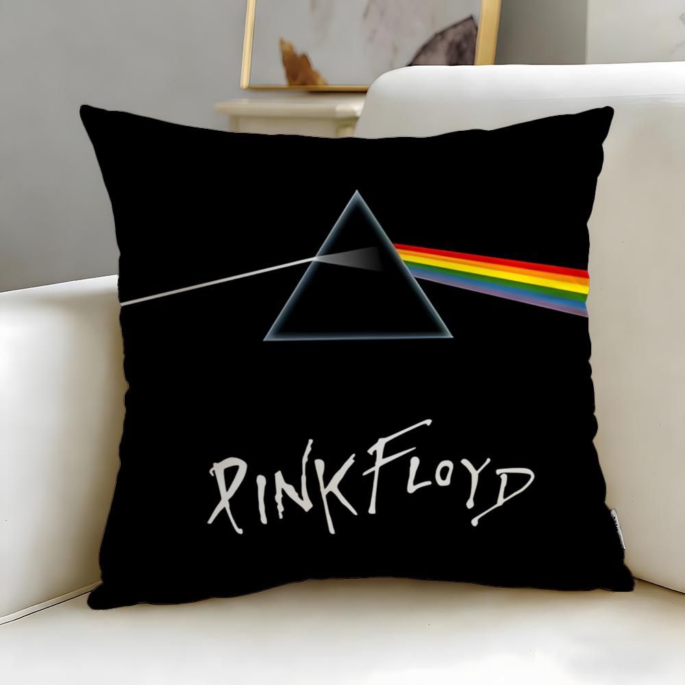 classic band Pink Floyd Cushion Cover Soft  EasyWash Pillow Case  Versatile for Couch Bed Travel and Office