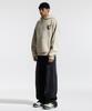 CREAM SODA LAB Basic Washed Wide Elastic Denim Pants Black