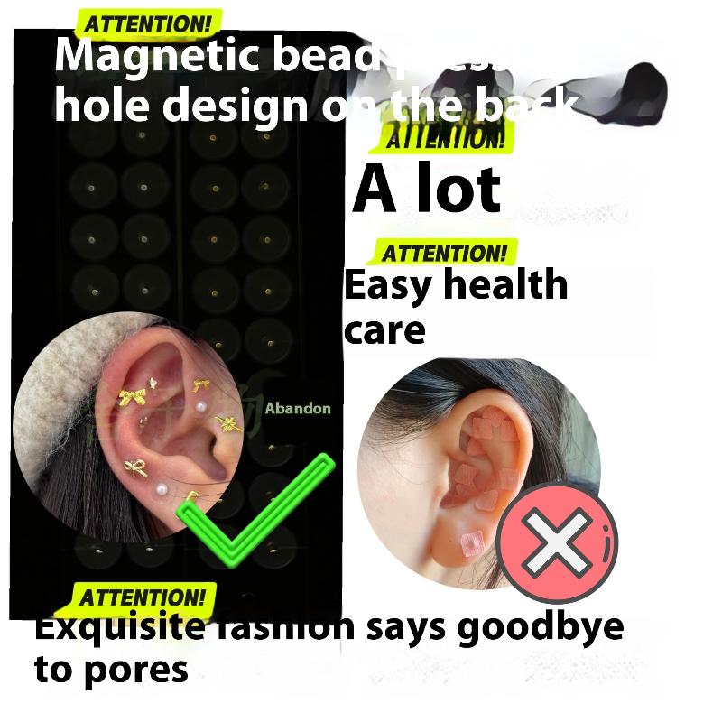 20Pcs/Sheet  Gilded Butterfly  Ear Point Stickers Ear Pressure Stick Acupuncture Auricular Ear Stickers Massage