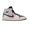 Women's Sneakers Jordan 1 Mid Dirty Powder Iridescent (Women's) Barely Rose/Black-Black-Multi-Color