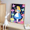 Disney Diamonds Full Diamond Alice Art Painting Kit Diamond Painting Home Decor Magic Wonderland Scene