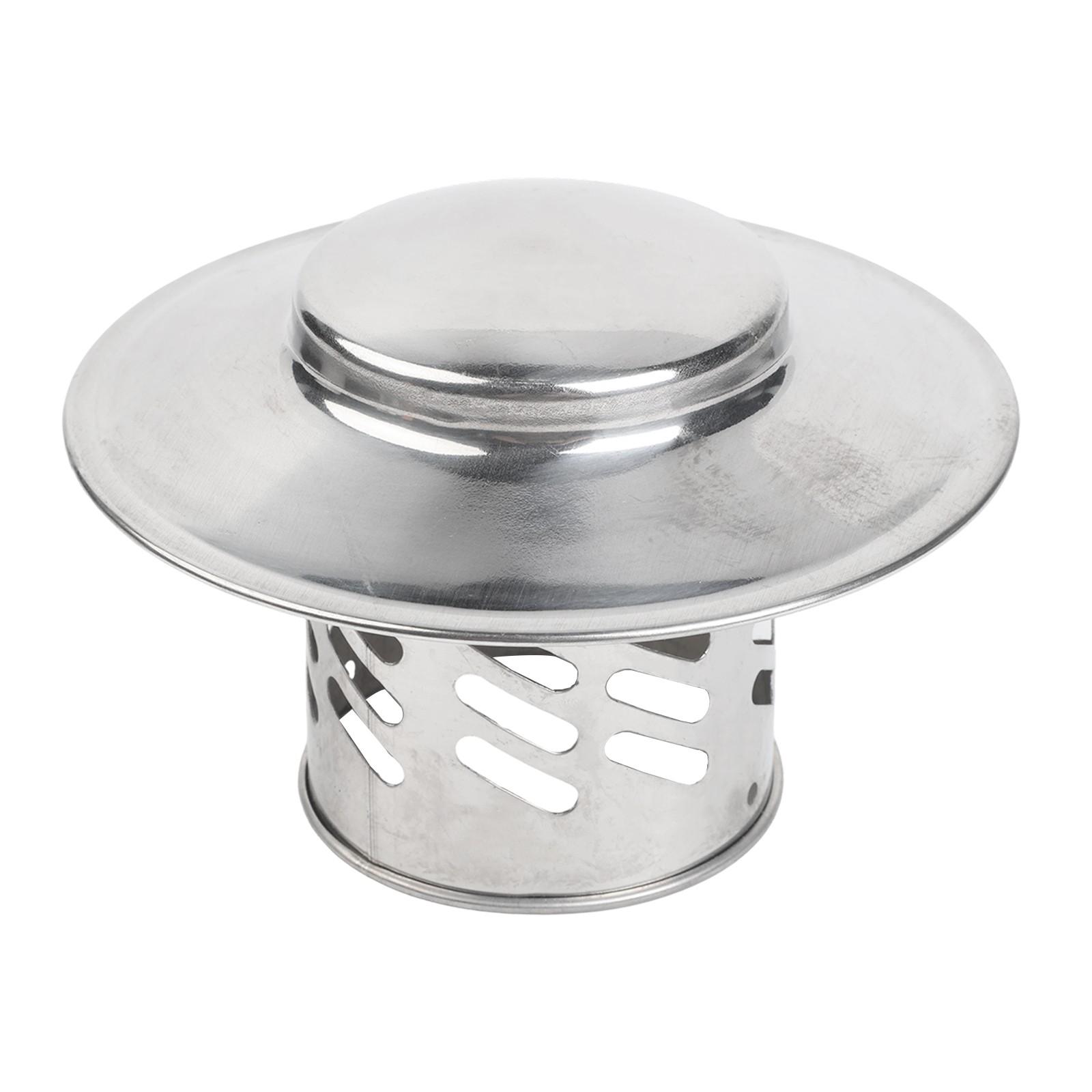 

Roof Pipe Exhaust Hood Stainless Steel Chimney Cap 80mm（3inch）