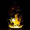 32cm Anime Demon Slayer Agatsuma Zenitsu Scultura a Doppia Testa Figure in PVC Statua Luminosa Collezionabile Decorazione per Stanza Modello Giocattolo Regalo