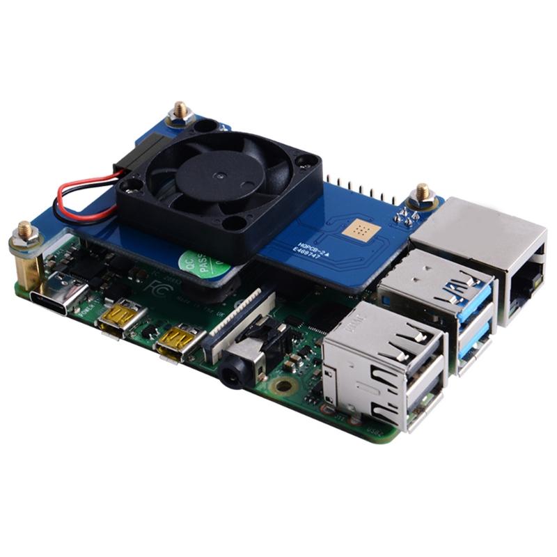 New  4B/3B + POE Power Over Ethernet Expansion Board Cooling Module Onboard Fan OLED  Standard
