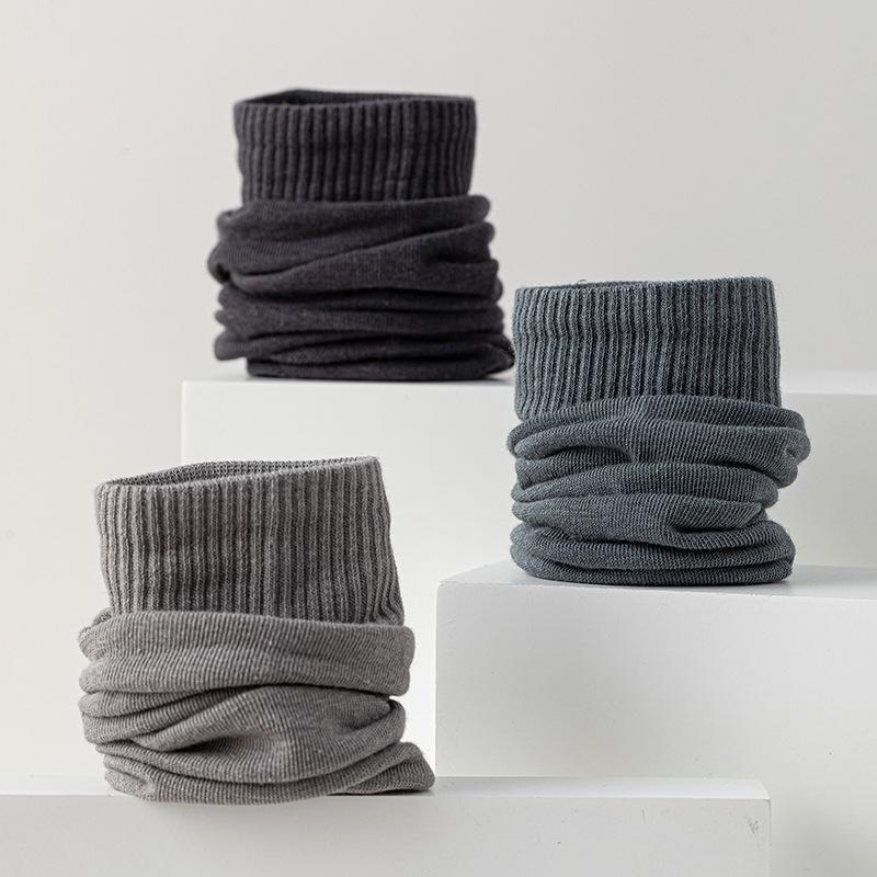 Men's Spring and Summer Thin Solid Color Versatile Business Sweat Absorbing and Odor Proof Boneless Short Socks