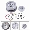 Steering Wheel Hub Adapter 5&6 Hole Compatible with 1969-1994 Chevrolet Chevy GM Flaming River Ididit Buick Jeep Pontiac