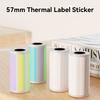 57MM Rolls Thermal Paper Self-adhesive Printing Label Papers Sticker For Pocket Thermal Mini Printer For Paperang For T02/M02