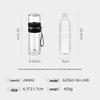 FUGUANG Double-Layer Glass Tea Infuser Bottle 240ml