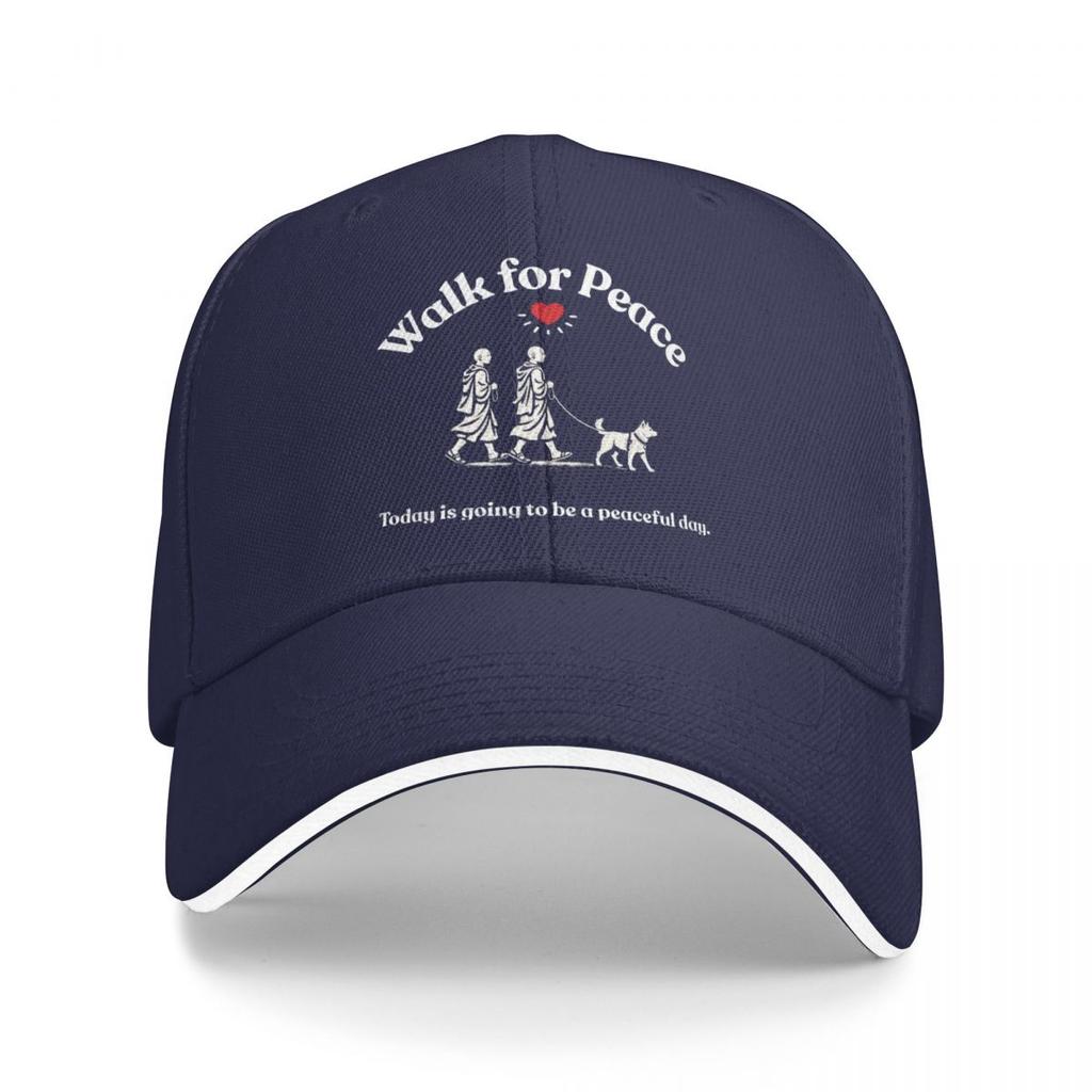 Baseball Caps Aloka Walk For Peace Monks With Aloka Dog Trendy Graphic Unisex Casual Spring Hats