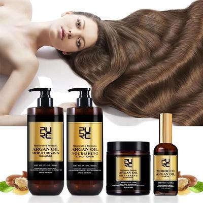 Morocco Argan Oil Hair Serum Smoothing Shampoo Conditioner And Repair Hair Mask Sets Scalp Treatment Hair Care