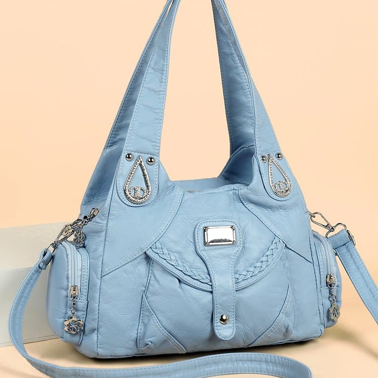 Tote bag women's commuter large-capacity shoulder messenger bag