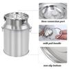 10L Cattle/Goat Milking Machine 220V Cattle Electric/Pulsating Milking Machine Stainless Steel Milker Bucket Vacuum Pump
