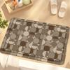 Retro Chinese soft diatom mud absorbent mat bathroom floor mat toilet door toilet mat quick drying non-slip foot mat