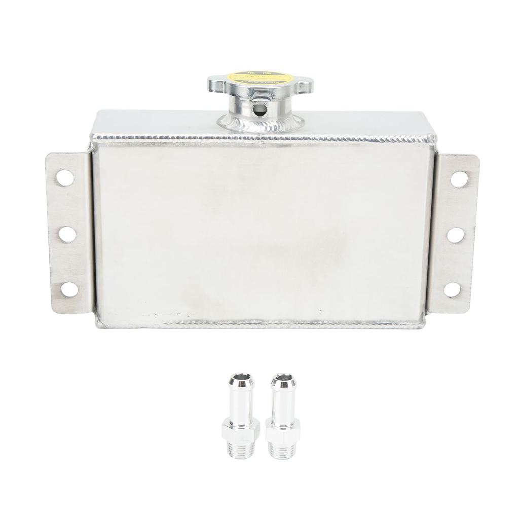 Coolant Overflow Tank 1L Aluminum Alloy Universal Expansion Reservoir Tank for Car Refitting