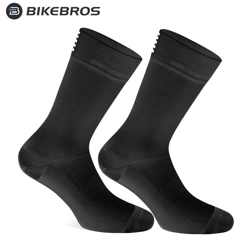 BIKEBROS Unisex Breathable Mid-Calf Sports Socks