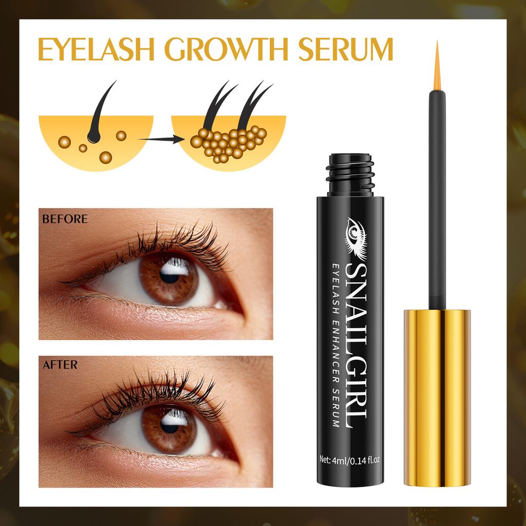 Natural Clear Eyelash Growth Serum Lengthening & Thickening Eyelash Serum Nourishing Eyelash Serum Promotes Eyelash Growth Gentle & Non-Irritating