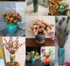Wabi-Sabi Zen Mottled Ceramic Vase: Rough Pottery Bottle for Retro Flower Arrangements & Hydroponics