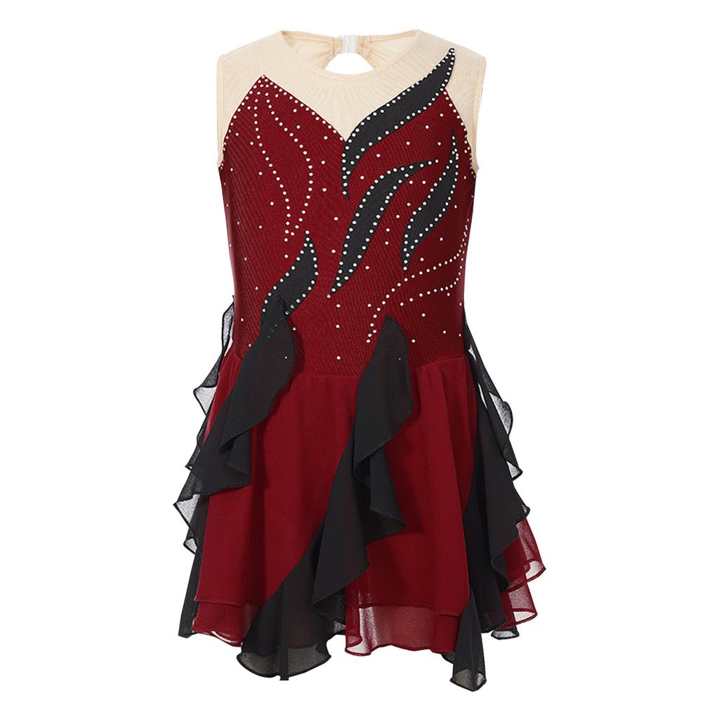 Boutique Robes de patinage artistique - Vêtements de performance à haute élasticité