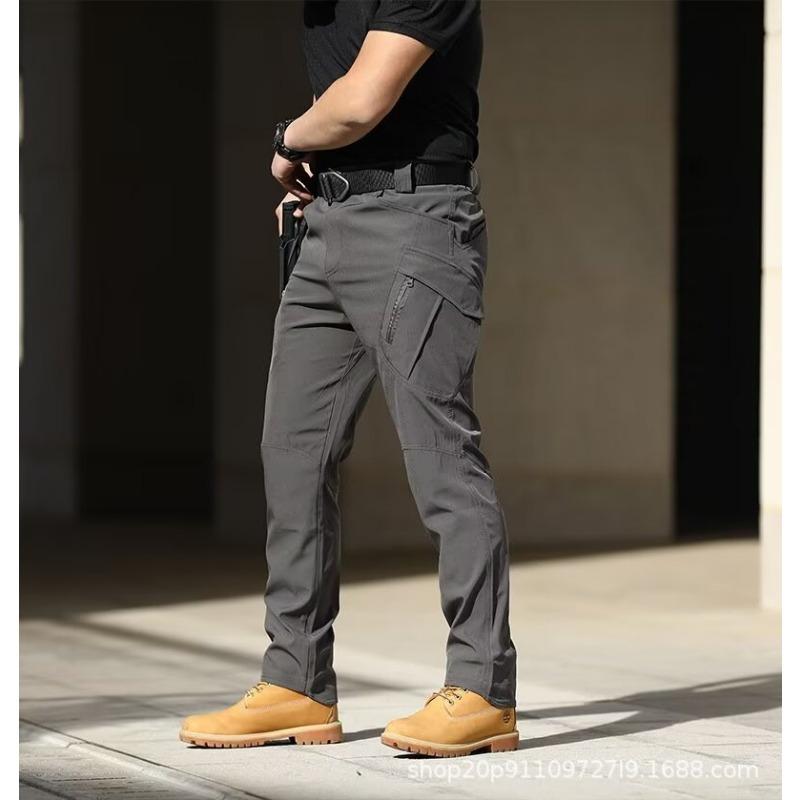 Camouflage Overalls Men's Retro Loose Street Loose Straight Tactical Spring and Autumn Casual Trousers