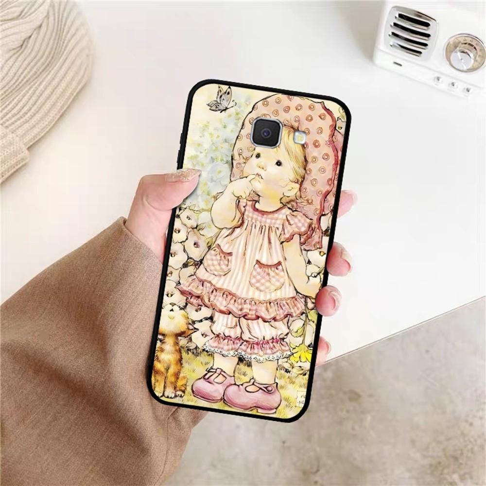 

S-Sarah K-Kay L-Little Girl Phone Case For Samsung J 7 plus 7core J7 neo J6 plus prime J6 J4 J5 Mobile Cover Samsung J5 Prime