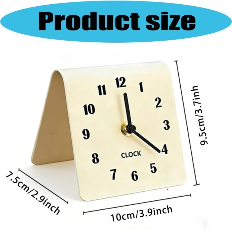 Modern Bedsides Table Analog Clock With Big Number Birthday Christmas Gift For Elderly And Kids No Battery Included