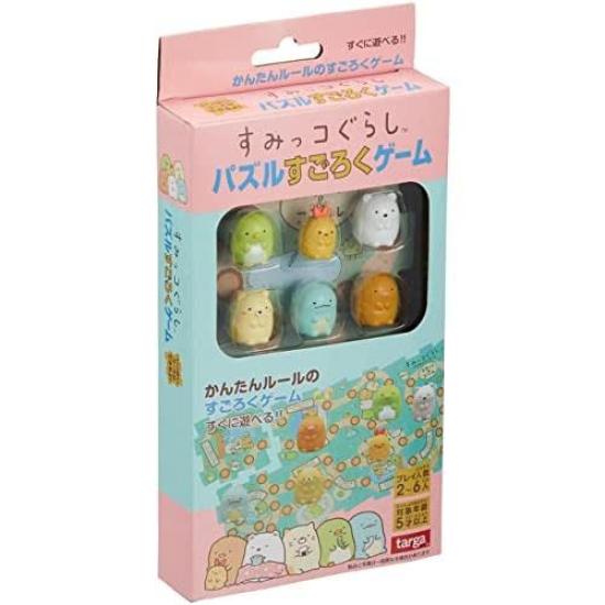 TARGA Sumikkogurashi Puzzle Sugoroku Game W18×D18×H20mm TPR/PMMA/Paper