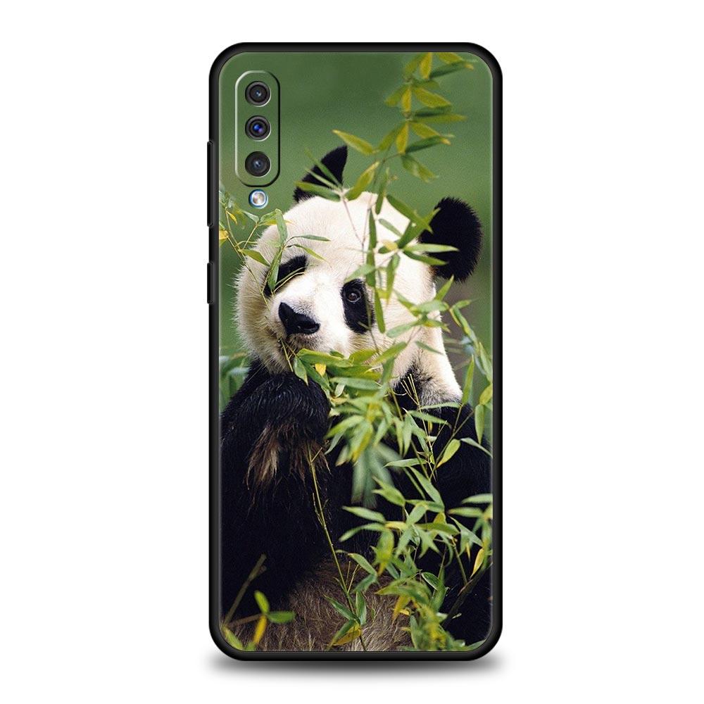 Fubao Panda Phone Case For Samsung A26 A36 A56 A54 A52 A50 A70 A40 A20S A12 A14 A16 A22 A24 A42 A34 A32 5G A04s A06 5G Cover